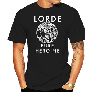 [S-5XL]เสื้อยืด พิมพ์ลายนักร้อง Lorde Pure Heroine S M L Xl 2Xl 3Xl คุณภาพสูง