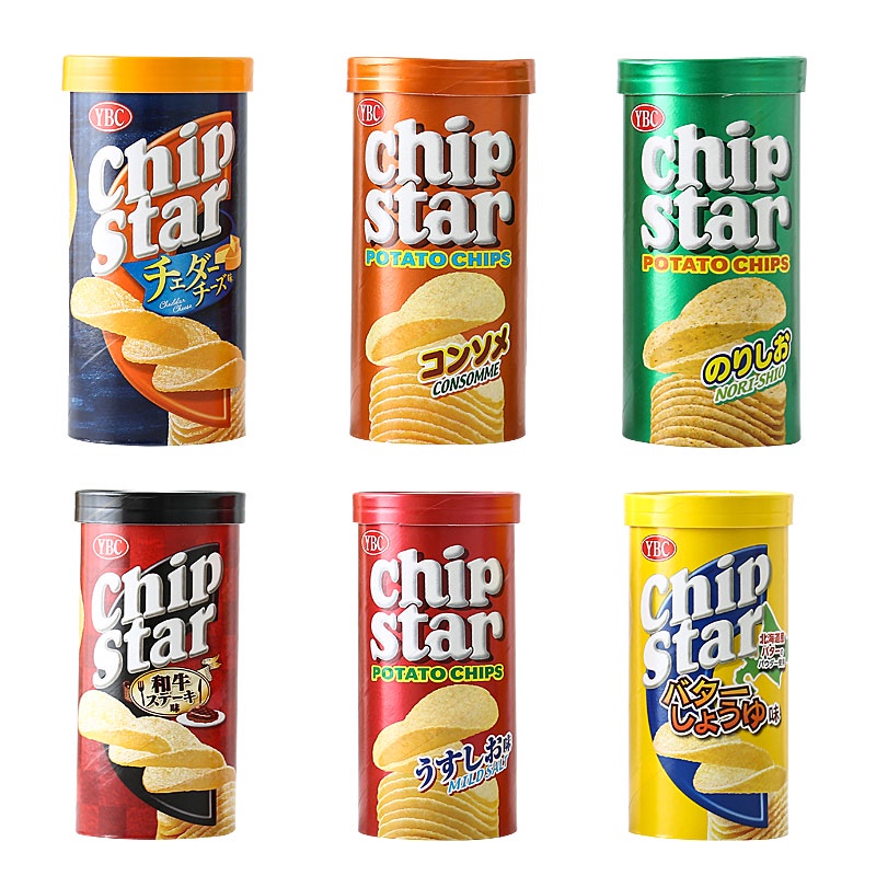 Japanese YBC potato chips chip star butter flavor / thick soup potato ...