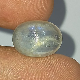 พลอย หลังเบี้ย มูนสโตน ธรรมชาติ แท้ (Natural Moonstone ) 6.66 กะรัต