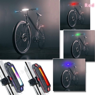 【JYC Sports】Bike Bicycle Cycling USB Rechargeable Front Rear Light 6 Modes COB LED Tail Lamp