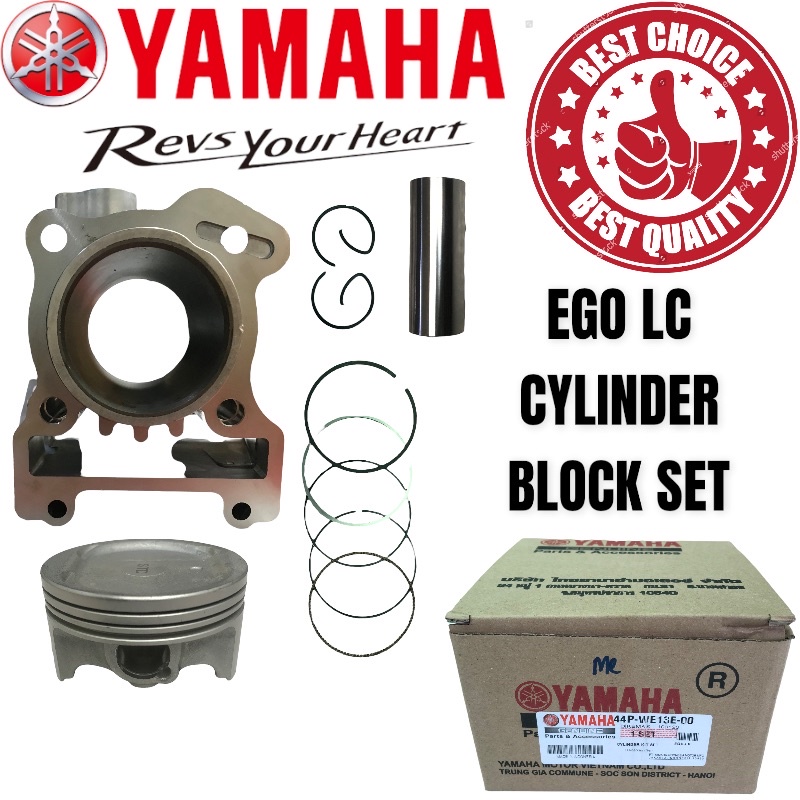 YAMAHA EGO LC EGOLC CYLINDER BLOCK ชุด COMP COMP COMP COMPLETE BLOCK มาตรฐาน STD EGOLC