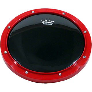 แป้นซ้อมกลอง 8 นิ้ว REMO Practice Pad - Tunable, Red, Ambassador Ebony Drumhead,8"