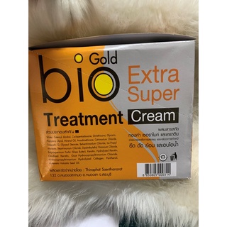 ทรีทเม้นไบโอ (สีทอง) Bio Gold Extra Super Treatment Cream (1 กล่อง 24 ซอง)