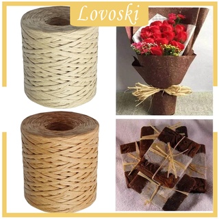 [Lovoski-9] ริบบิ้นกระดาษ Raffia 218.72 หลาสําหรับห่อของขวัญหัตถกรรม Diy