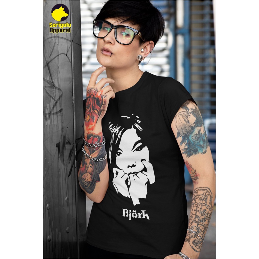 เสื้อยืด BJORK / MUSIC CLOTHES / BAND T-SHIRT / TOP / BJORK / BAND T-SHIRT / BAND CLOTHES / เสื้อยืด