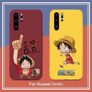 เคสโทรศัพท์ ลาย One Piece สำหรับ Huawei Y7A Nova 7 7i 6 7 SE 5T Y7P 2020 Y6P Y5P Y8P Y9 Prime 2019 Y9S Y6S P40 Pro Plus Lite E Y7 Pro 2019 P20 P30 Lite P20 P30 Pro Plus Nova 3e 3i 4e 5Z 5 5i Pro Mate 20 30 Pro Lite