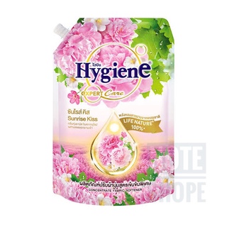 Hygiene SunriseKiss 1150 ml ไฮยีนเอ็กซ์เพิร์ท แคร์ไลฟ์เนเจอร์ น้ำยาปรับผ้านุ่มสูตรเข้มข้นพิเศษ กลิ่นซันไรส์ คิส 1150 มล.