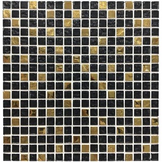 [พร้อมส่ง] HomeDoDee โมเสคแก้ว 30X30 ซม.โบนันซ่า ทอง #1 โมเสค กระเบื้องโมเสค โมเสคแก้ว