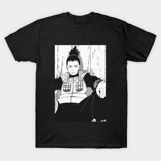 เสื้อยืดคอกลมNbf3f23r97r เสื้อยืด ผ้าฝ้าย พิมพ์ลายนารูโตะ Shikamaru ga ER66WR33574 SD23WQ33762 สําหรับผู้ชายS-5XL