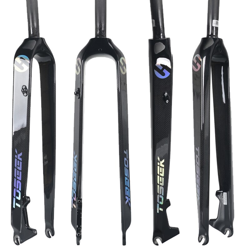Toseek คาร์บอนไฟเบอร์จักรยานส้อมจักรยานเสือภูเขาส้อม hard ส้อมเบรค 26 ER/27.5er/ 29 ER นิ้ว mtb bici