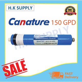 Canature ไส้กรองน้ำ ไส้กรองเมมเบรน RO เมมเบรน Membrane 150 GPD เครื่องกรองน้ำ ตู้น้ำหยอดเหรียญ