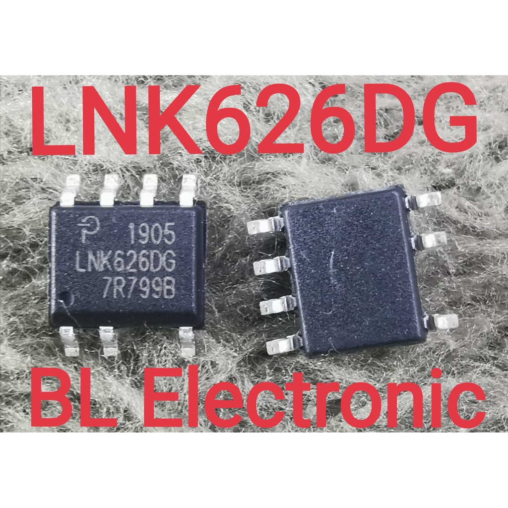 LNK626DG,SMD  AC-DC Converte ไอซีภาคจ่ายไฟเครื่องเชื่อมหรือวงจรภาคจ่ายไฟ 1pcs