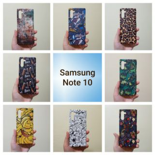 เคสแข็ง Samsung Note 10 มีหลายลาย เคสไม่คลุมรอบนะคะ เปิดบน เปิดล่าง (ตอนกดสั่งซื้อ จะมีลายให้เลือกก่อนชำระเงินค่ะ)