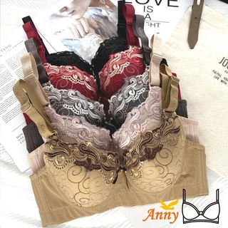 ชุดชั้นใน Annyบรา รุ่น0777 คัพB-C เสื้อใน 3ตะขอ บรามีโครง ฟองน้ำเป็นรูปทรงบาง 4mm จัดทรงสวย ใส่กระชับ