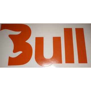 สติกเกอร์ ตัดลายเส้น ไดคัท คำว่า Bull  ขนาด 5 x 10 ซม เนื้อ PVC กันน้ำ