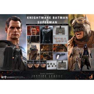 ฟิกเกอร์ โมเดล ของสะสม Hot Toys TMS038 1/6 Zack Snyders Justice League - Knightmare Batman and Superman