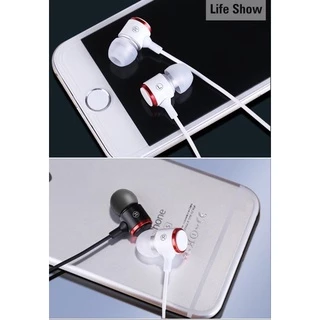 JWMOVE หูฟัง E3 สุดยดอพลังเสียง พร้อมไมด์โครโฟน เสียงดี HIFI หูฟังอินเอียร์ สเตอริโอ ควบคุมสายสนทนา หูฟังเบสหนักๆ หูฟัง