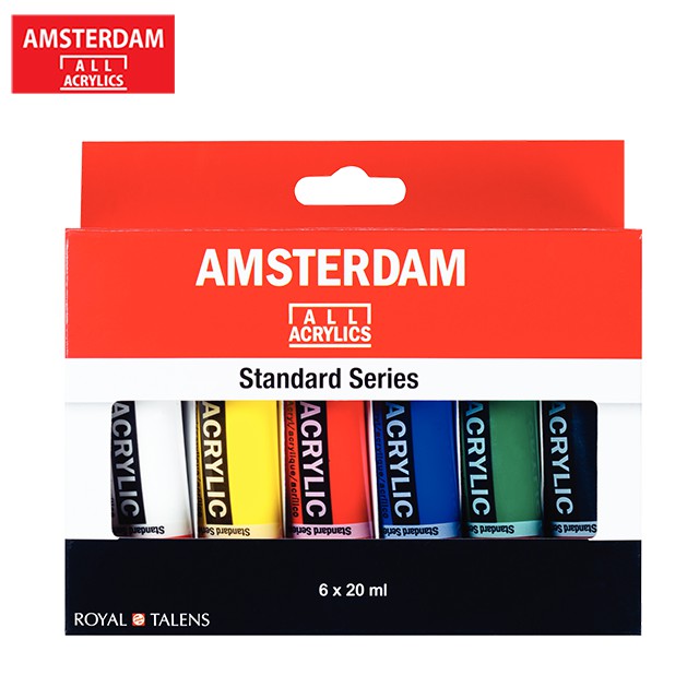 Amsterdam ชุดสีอะคริลิค 20 ml. 6 สี (Standard Series Intro Set I)