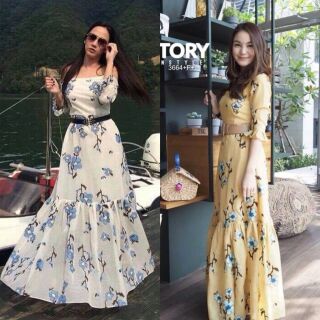 Maxi Dress เดรสยาวปาดไหล่