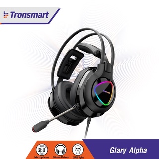 Tronsmart Glary Alpha Gaming Headset ชุดหูฟังสำหรับเล่นเกมพอร์ต USB Gaming หูฟังสำหรับ PS4,สวิทช์,แล็ปท็อป