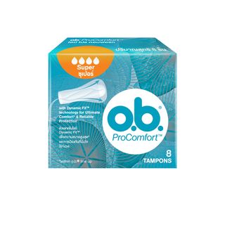 O.B. โอบี ผ้าอนามัย แบบสอด โปรคอมฟอร์ท ซูเปอร์ 8 ชิ้น