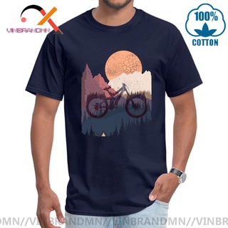 [S-5XL]ขายดี เสื้อยืดผ้าฝ้าย แขนสั้น พิมพ์ลาย Get Your Ride on Funny Downhill Mountain Biking CyclingER BikeR MTB สําหรั