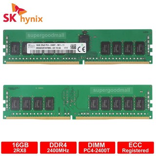 SK Hynix 16GB 2Rx8 PC4-2400T PC4-19200 DDR4-2400MHz 288Pin 1.2V ECC Registered Server Memory RAM