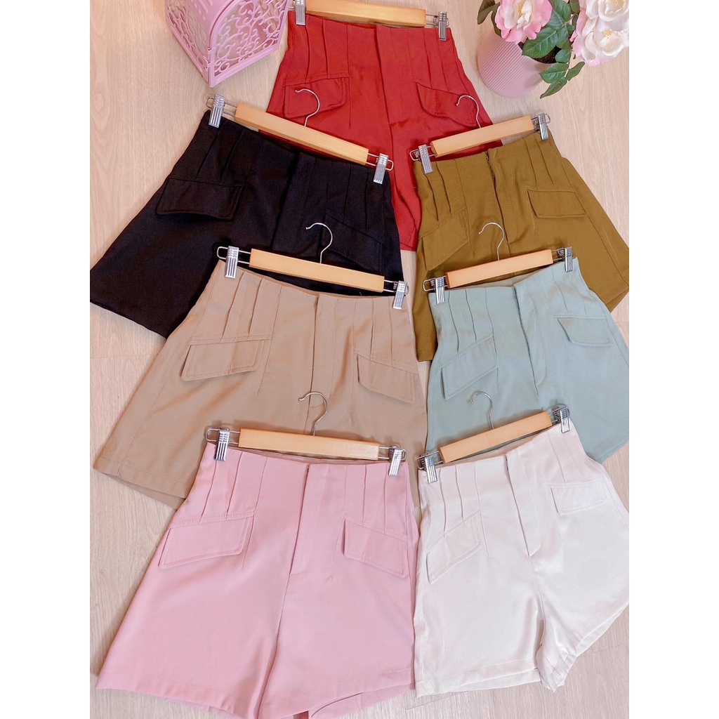 Calorie Fashion : CL176 **สินค้าพร้อมส่ง**กางเกงขาสั้น ทรงน่ารัก สีสันสวยงาม
