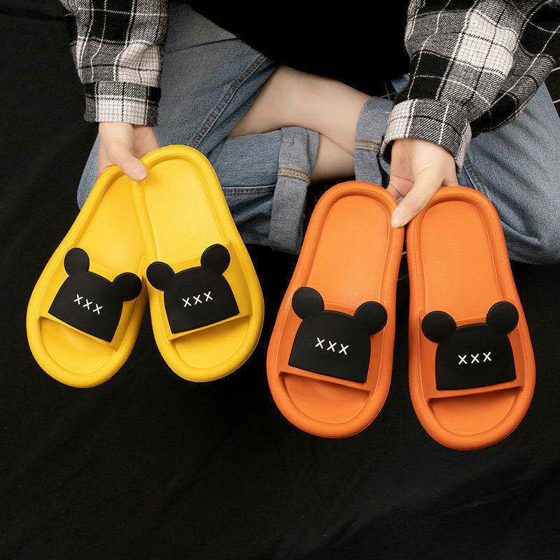 รองเท้าแตัหมี พื้มนุ่มนิ่ม ใส่ในบ้าน 4 สีA031