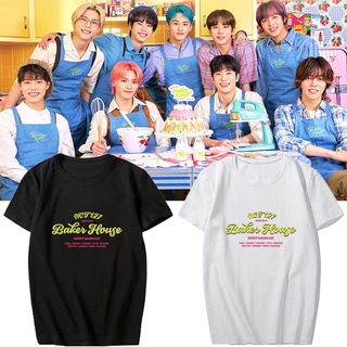 เสื้อยืดลําลอง แขนสั้น พิมพ์ลาย Kpop NCT 127 Baker House MD แฟชั่นฤดูร้อน สําหรับผู้ชาย และผู้หญิงS-5XL