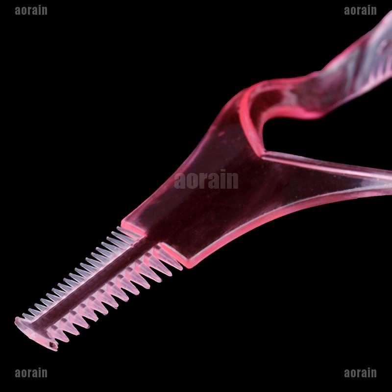 AG 3in 1 Eye lash mascara shield guard eyelash curler applicator tool