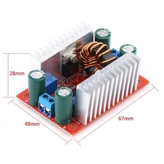 400W วงจรเพิ่ม แรงดันไฟฟ้า 8.5-50V to10-60V dc to dc step up Boost Converter สเต็ปอัพ24v สเต็บอัพ เสต็ปอัพ