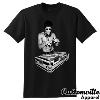 T-shirt  เสื้อยืดลายกราฟฟิก Bruce Lee DjS-5XL