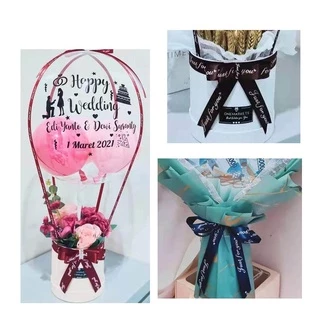 ริบบิ้นผ้าซาติน พิมพ์ลายตัวอักษร Just For You ขนาด 25 มม. ยาว 10 เมตร ต่อม้วน สําหรับตกแต่งงานแต่งงาน วันวาเลนไทน์ วันแม่ DIY
