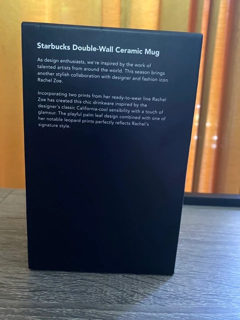 2019 Starbuck Thailand RACHEL ZOE+STARBUCKS  แก้วเซรามิค DW 12 OZ thumbnail 6