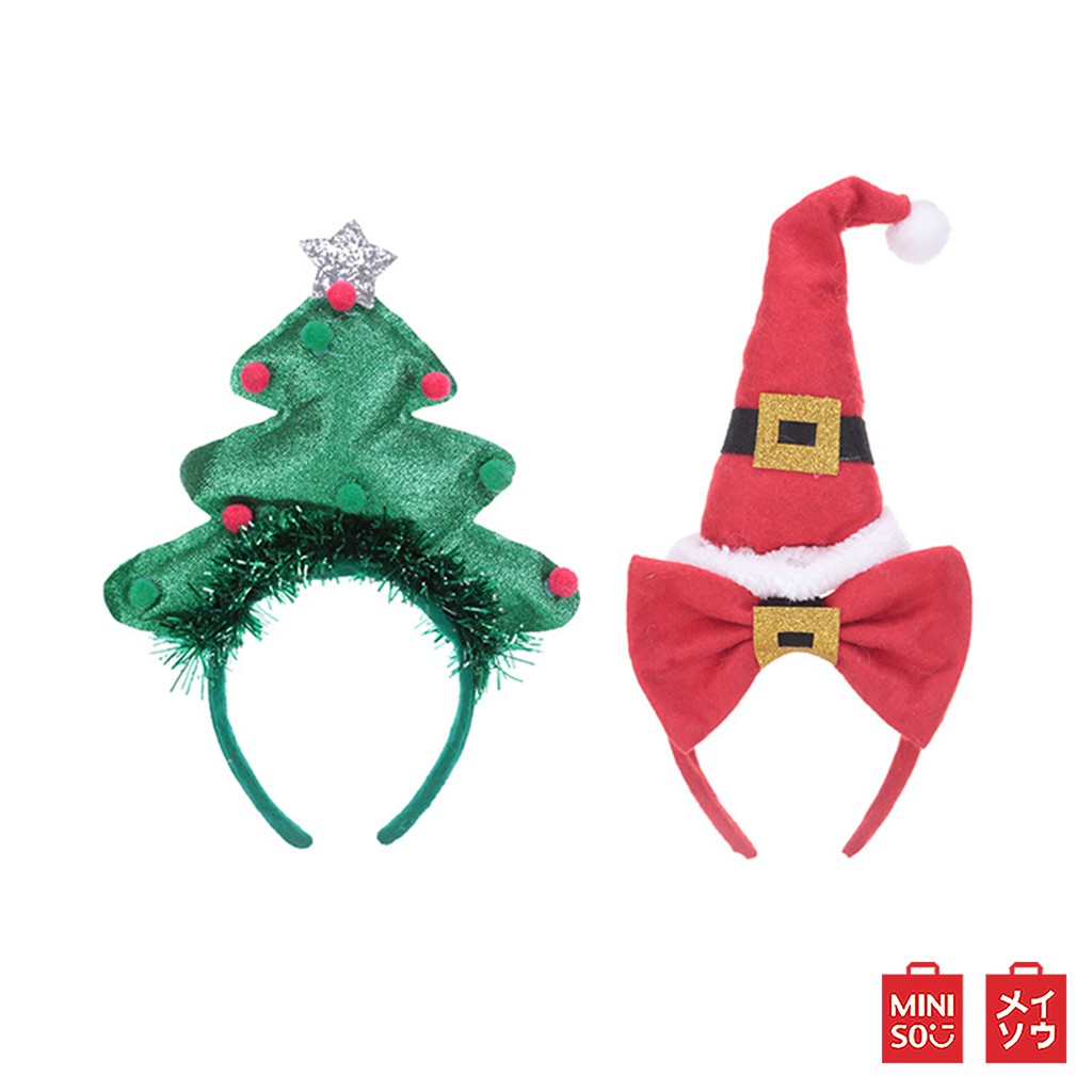 MINISO ที่คาดผมปาร์ตี้วันคริสต์มาส Christmas Hair Band