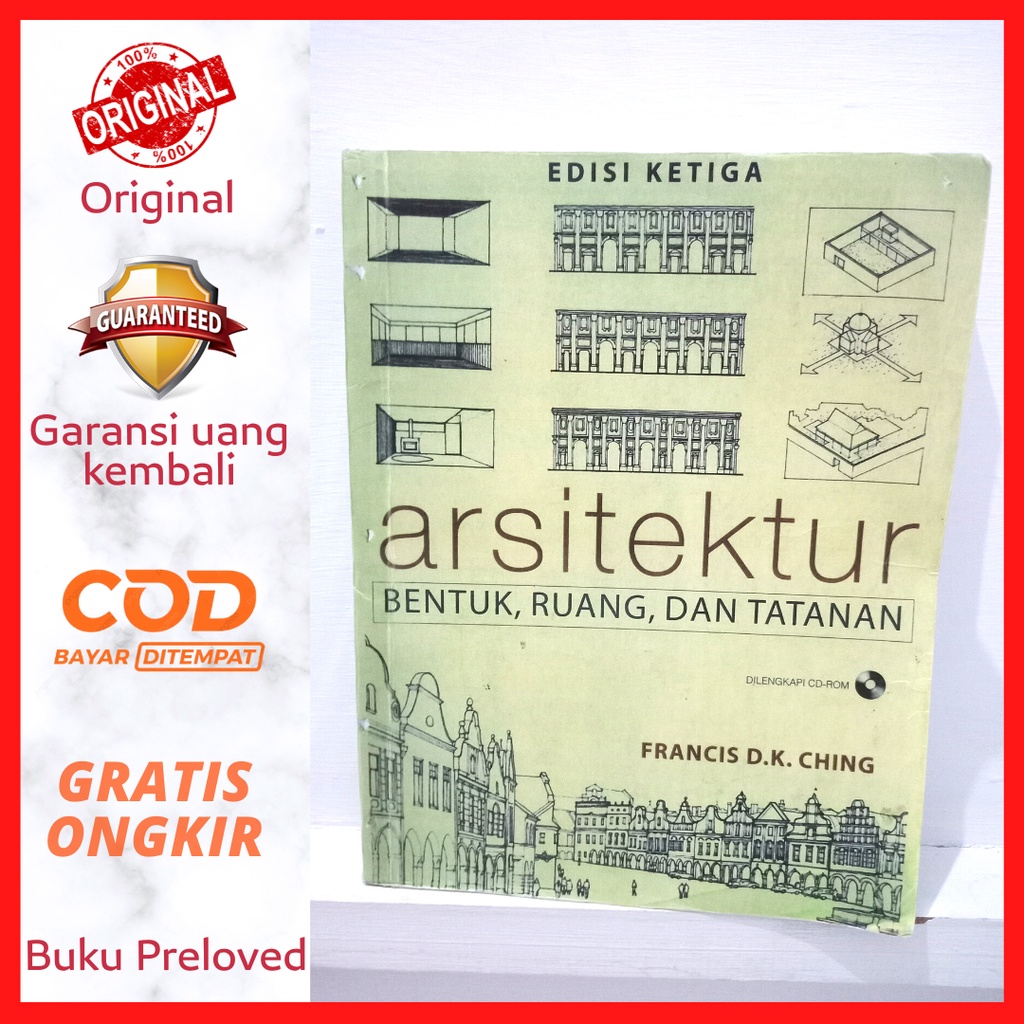 สถาปนิกในรูปทรงห้องและการจัดเรียงโดย Francis DK Ching Third Edition