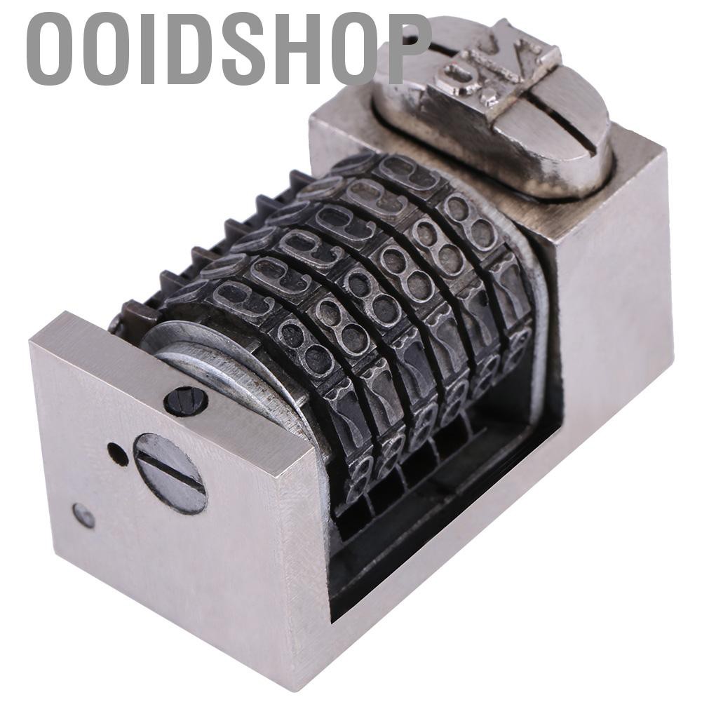 [Ready Stock] 5Pcs/set 6 Digits Numbering Machine Platen Rome Font