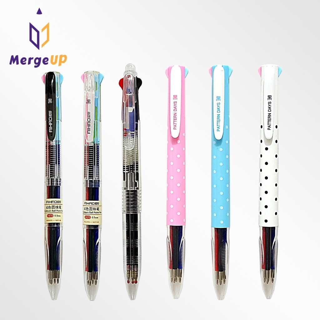 ปากกาลูกลื่น 3 สี No.CS-B500 CHOSCH