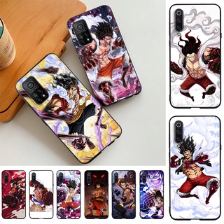 เคสโทรศัพท์มือถือ ซิลิโคนนุ่ม ลายการ์ตูนลูฟี่ วันพีซ สําหรับ Xiaomi Mi 9 9T 9T Pro 10T 10T Pro