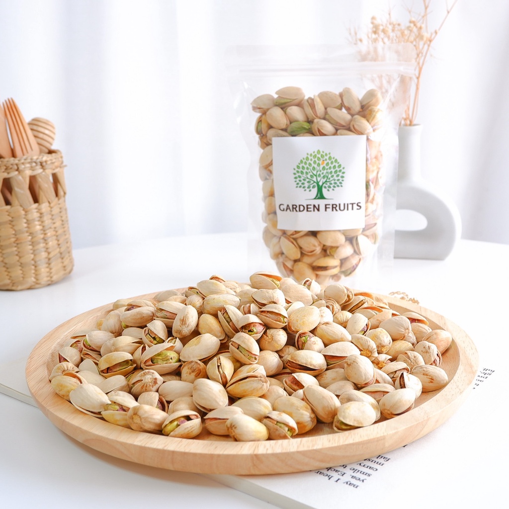 Roasted Pistachio With Shell organic พิสตาชิโออบมีเปลือก ออแกนิก ไม่ฟอกสีเปลือก เม็ดจัมโบ้