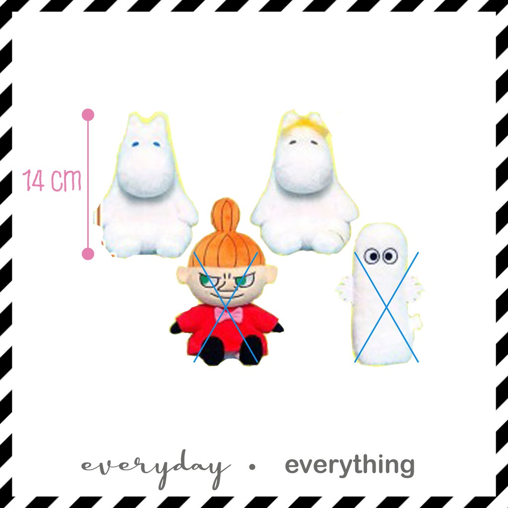 [TOREBA] Moomin - Moomin &amp; Moomin Girl ตุ๊กตามูมิน และ แฟนมูมิน