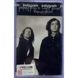 Cassette Tape เทปคาสเซ็ตเพลง Jimmy Page &amp; Robert Plant No Quarter ลิขสิทธิ์ ซีล