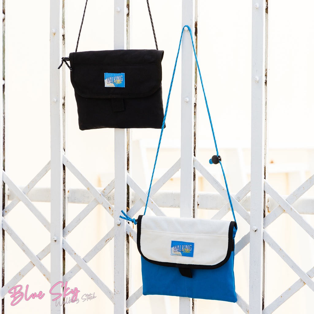 Walking Stitch : Blue Sky Sacoche Bag