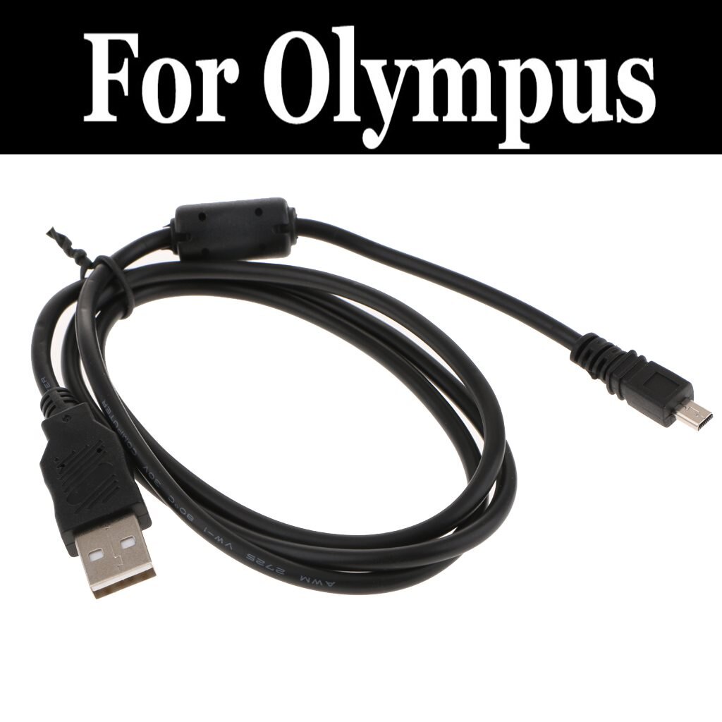 สายเคเบิลข้อมูลสายชาร์จ USB กล้องดิจิตอลความเร็วสูงสําหรับ olympus TG 310 320 610 630 iHS 810 820 83