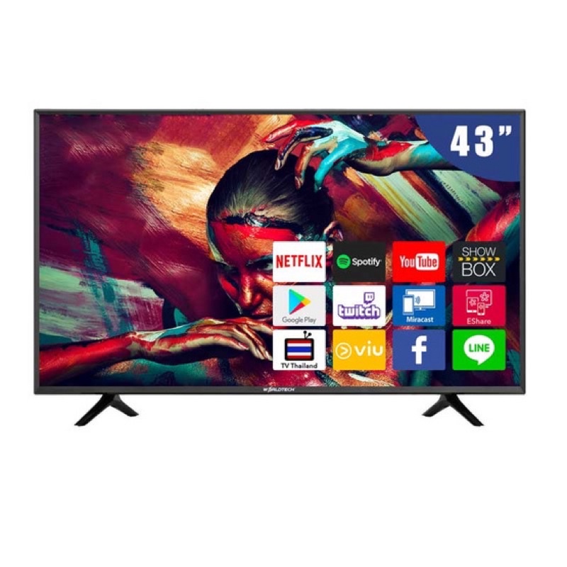 Worldtech Android TV FULL HD ขนาด 43 นิ้ว รุ่น WTTVSM43FHD210000A