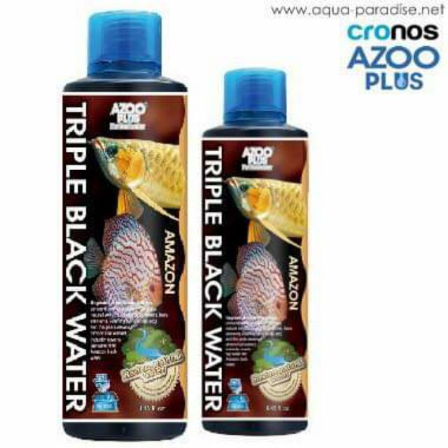 AZOO BLACK WATER (250ml , 120 ml) กรดฮิวมิคเข้มข้น สำหรับปลาลุ่มน้ำอเมซอน หรือปลาที่ชอบ pH ต่ำ