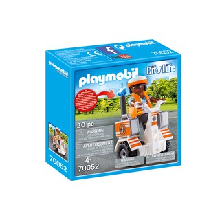 Playmobil 70052 Rescue Balance Racer แอ็คชั่นฟิกเกอร์ ซิตี้ไลฟ์ รถซิ่งบาลานซ์กู้ภัย