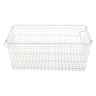 ตะกร้าสเตนเลส ORGAN 46x26x19 ซม. ซ้อนได้ L KECH  WIRE BASKET KECH ORGAN L 46x26x19CM STAINLESS STEEL