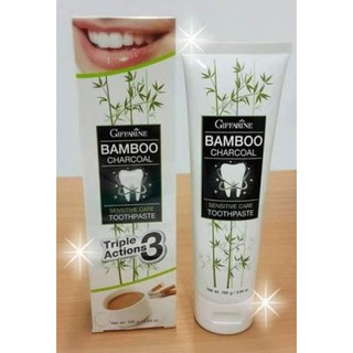 กิฟฟารีน ยาสีฟัน เพื่อฟันขาว แบมบู ชาร์โคล เซนซิทีฟ แคร์ 5.0 giffarine bamboo